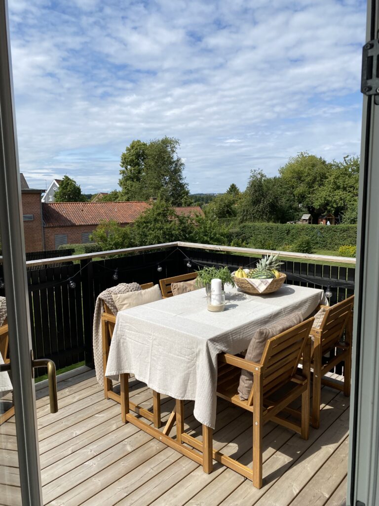 hævet terrasse altan