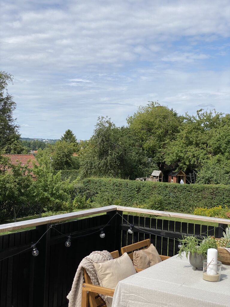 hævet terrasse altan